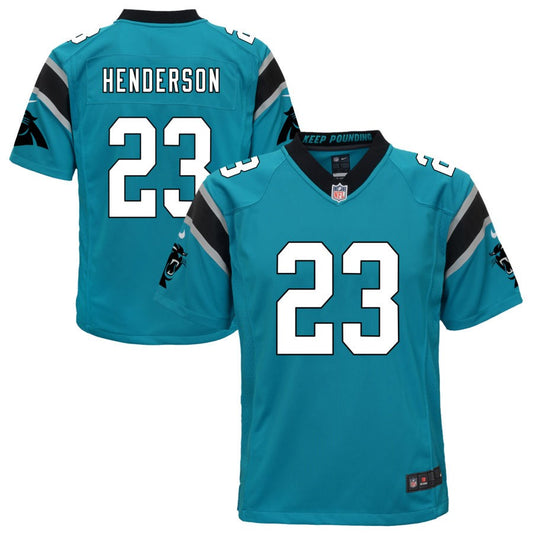 CJ Henderson Carolina Panthers Nike Youth Game Jersey - Blue