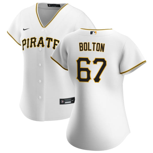 Cody Bolton Pittsburgh Pirates Nike Women's Home Replica Jersey - White