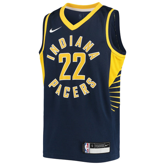 Boys' Grade School Caris LeVert Nike Pacers 2020/21 Swingman Jersey Icon Edition - Navy