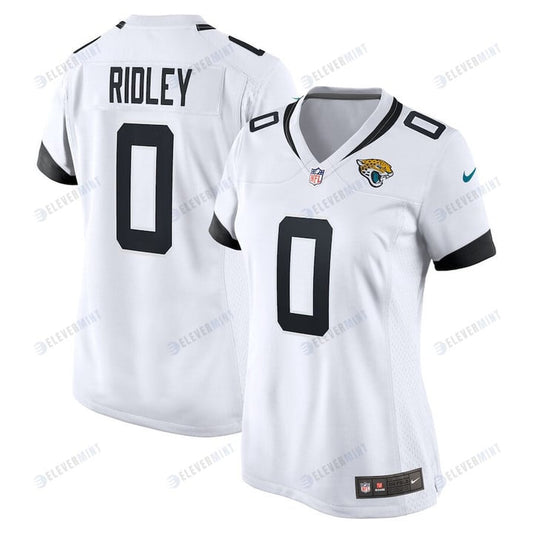 Calvin Ridley 0 Jacksonville Jaguars Women's Game Jersey - White