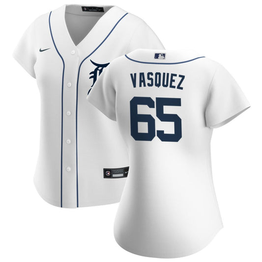 Andrew Vasquez Detroit Tigers Nike Women's Home Replica Jersey - White