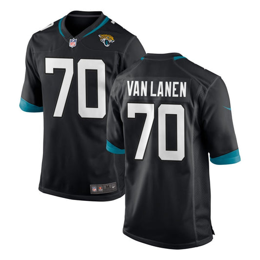 Cole Van Lanen Jacksonville Jaguars Nike Youth Team Color Game Jersey - Black