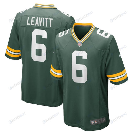 Dallin Leavitt Green Bay Packers Game Player Jersey - Green