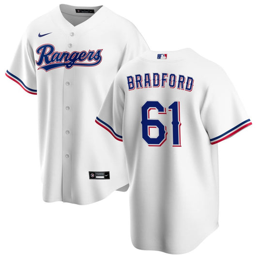 Cody Bradford Texas Rangers Nike Home Replica Jersey - White