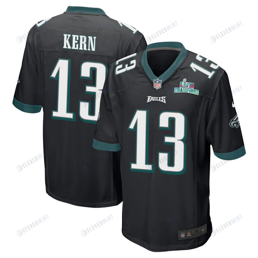 Brett Kern 13 Philadelphia Eagles Super Bowl LVII Champions Men Game Jersey - Black