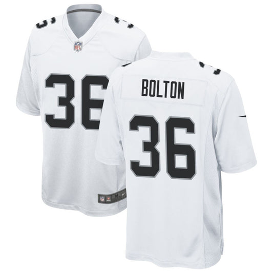 Curtis Bolton Las Vegas Raiders Nike Game Jersey - White